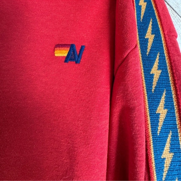 Aviator Nation Bolt Hoodie, Red Size XL - Picture 2 of 6
